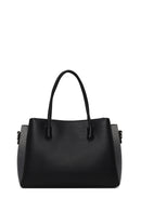 Woman Black Long Strap Printed Shoulder Bag | Derimod