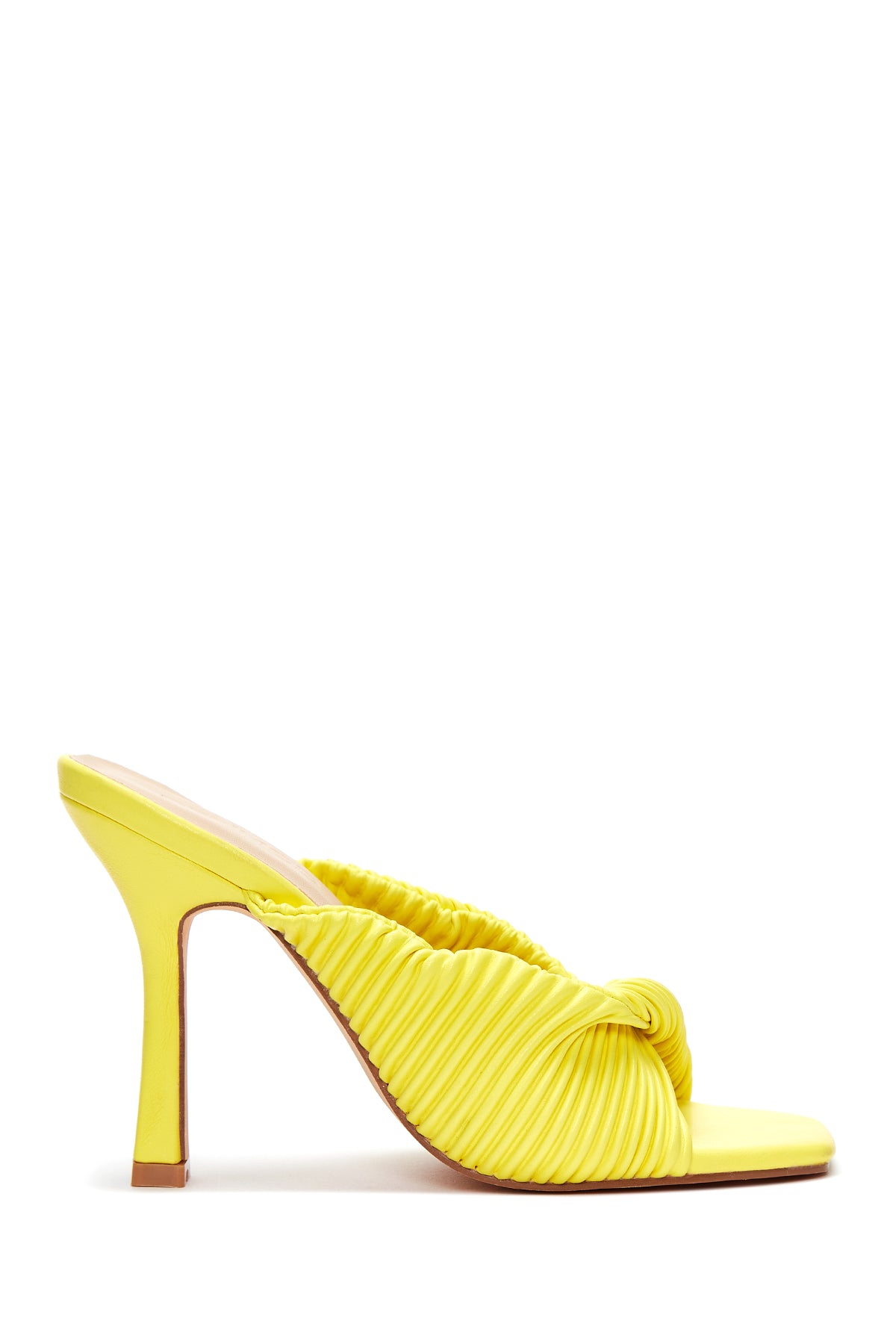 Women's Yellow Heeled Slippers 23SFE491018 | Derimod