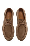 Men's Mink Suede Leather Casual Shoes | Derimod