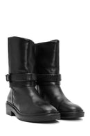 Women's Black Leather Boots | Derimod