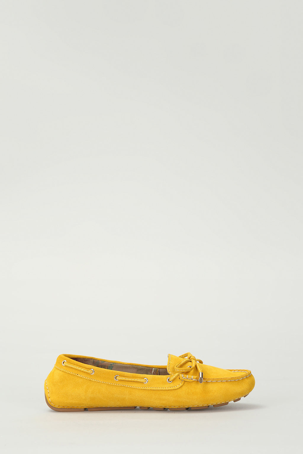 Süet Sarı Kadın Deri Loafer