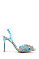 Women's Multi-Colored Stone Thin High Heel Stiletto | Derimod