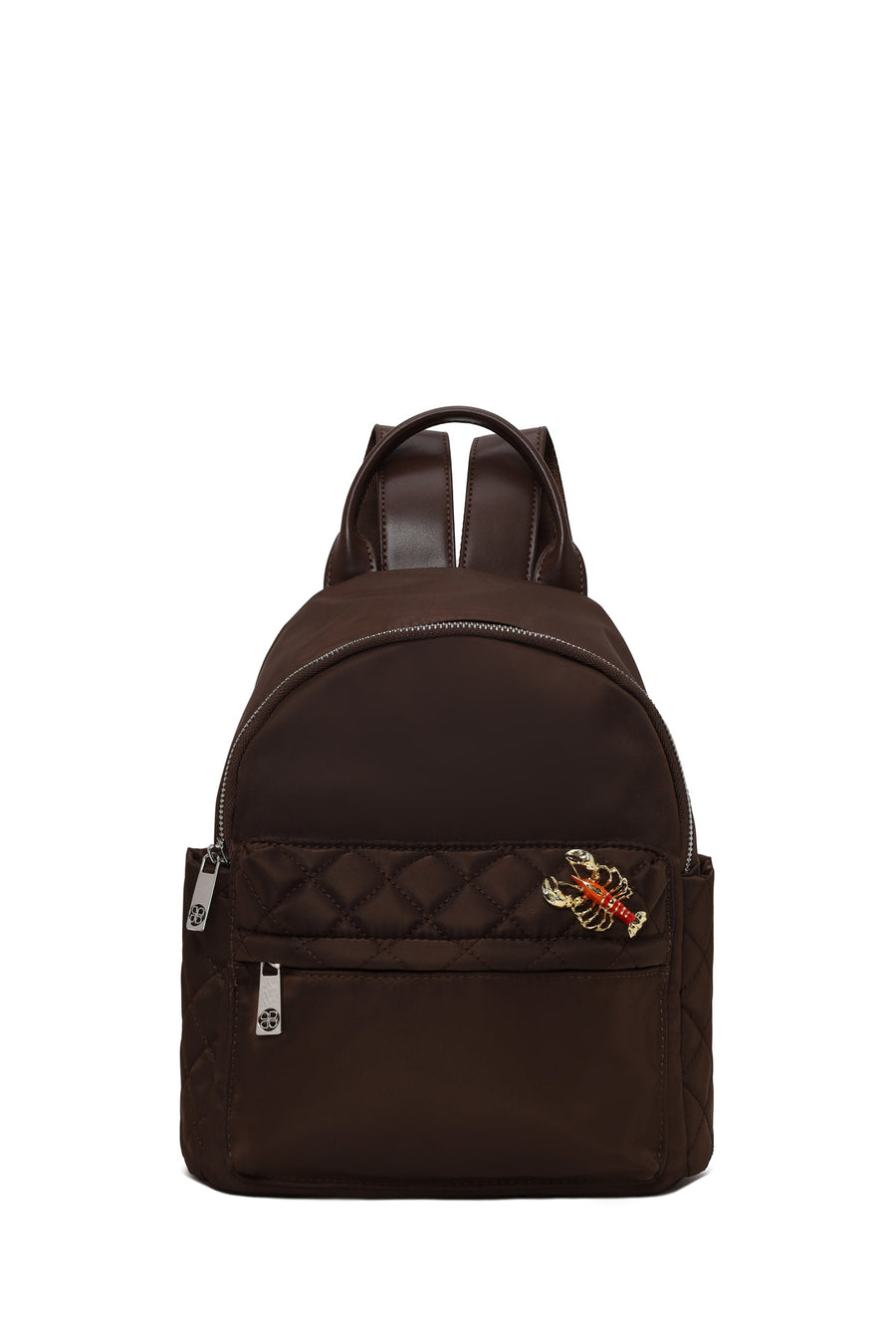 Woman Brown Fabric Backpack AB240008KK | Derimod