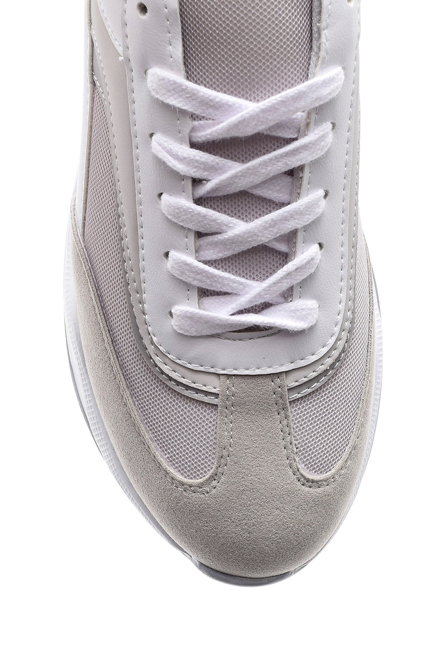 Men's High-Sole Suede Sneaker