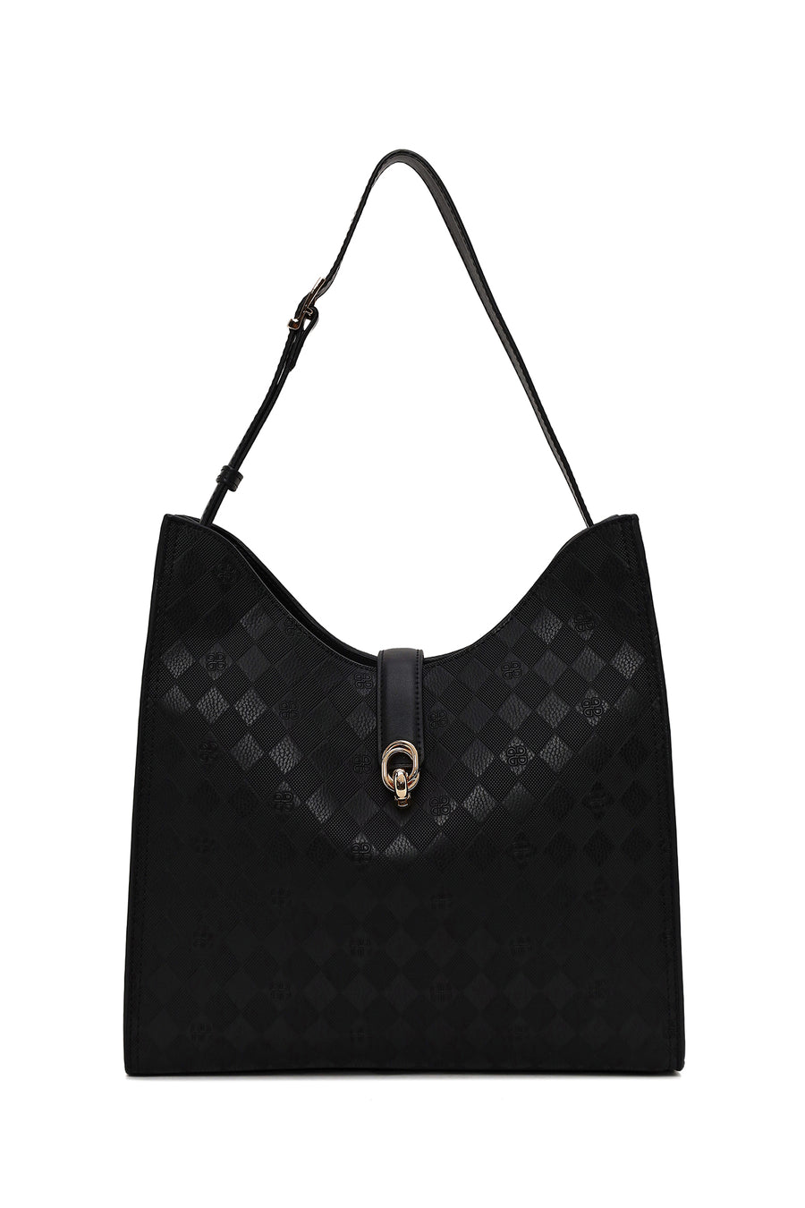 Woman Black Printed Shoulder Bag AB500007SB | Derimod