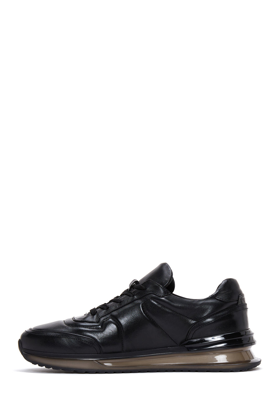 Men's Black Leather Sneaker