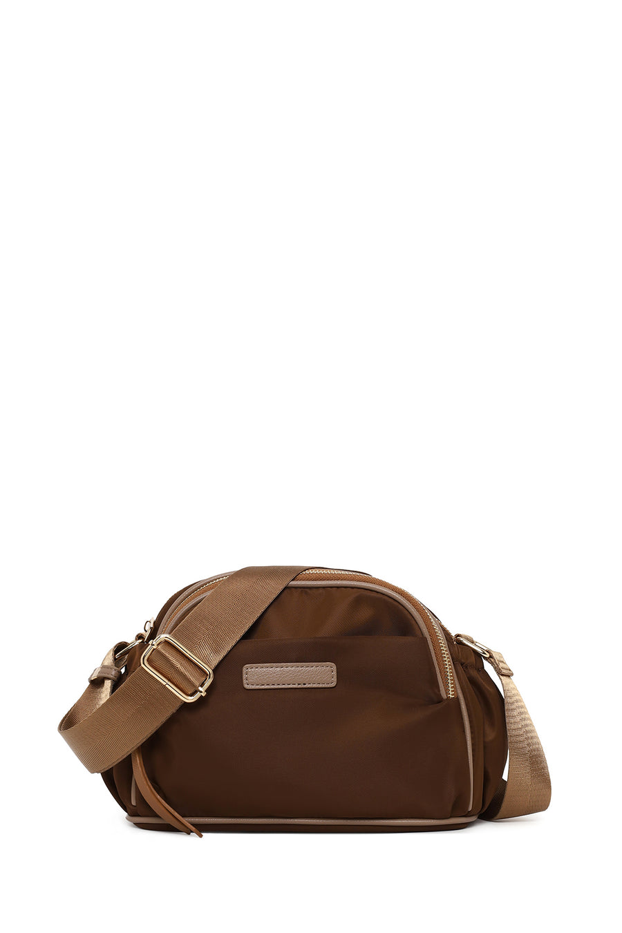 Woman Brown Fabric Crossbody Bag 26SBD26646F | Derimod
