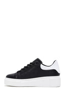 Women's Black Thick Soled Sneaker | Derimod