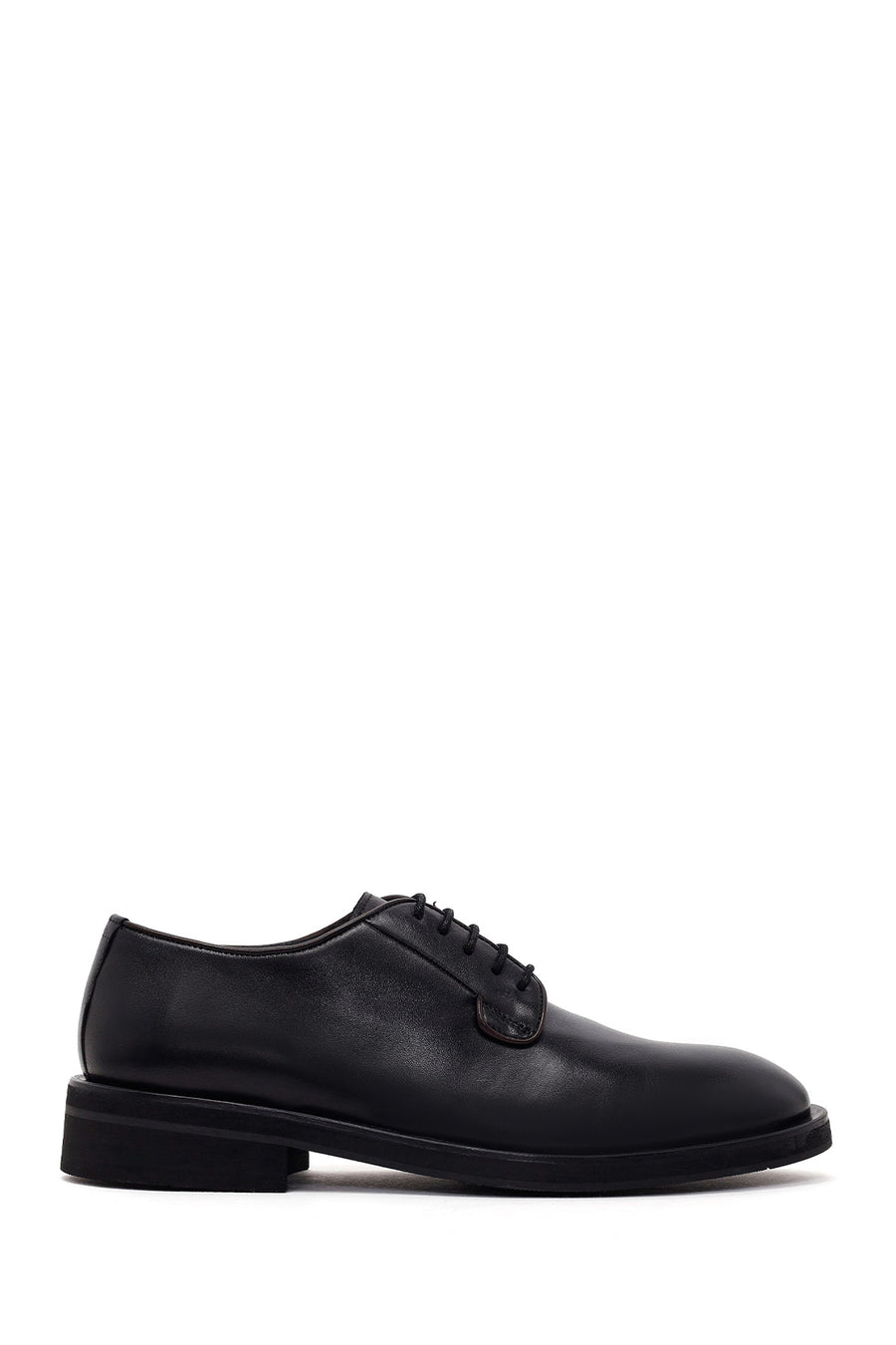 Derimod Black Male Black Lace-up Leather Casual Shoes WM750024DV | Derimod