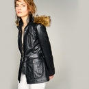 Carla Women's Leather Jacket | Derimod