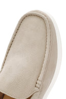 Men's Beige Faux Leather Shoes | Derimod