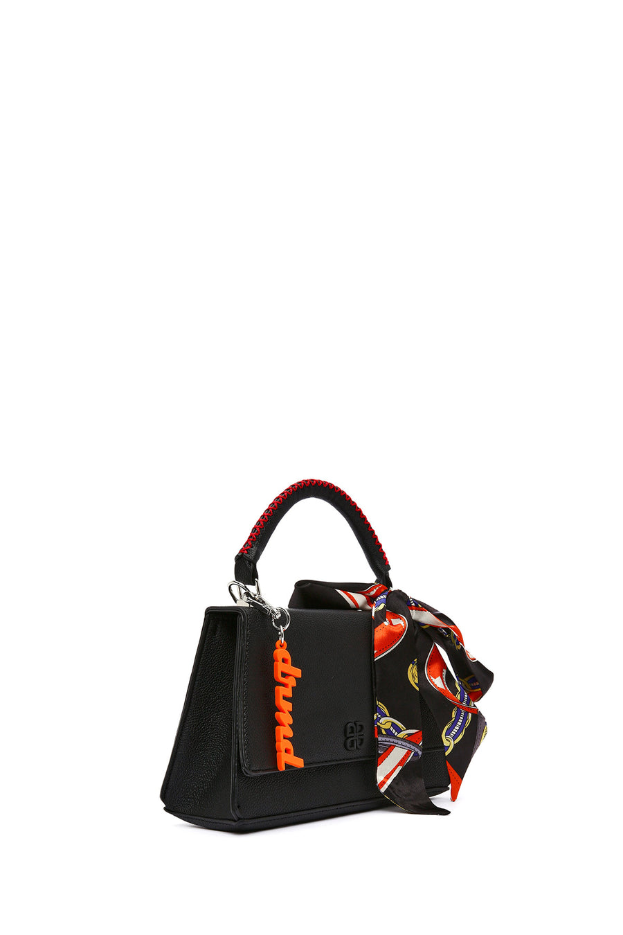 Woman Black Long Strap Classic Shoulder Bag