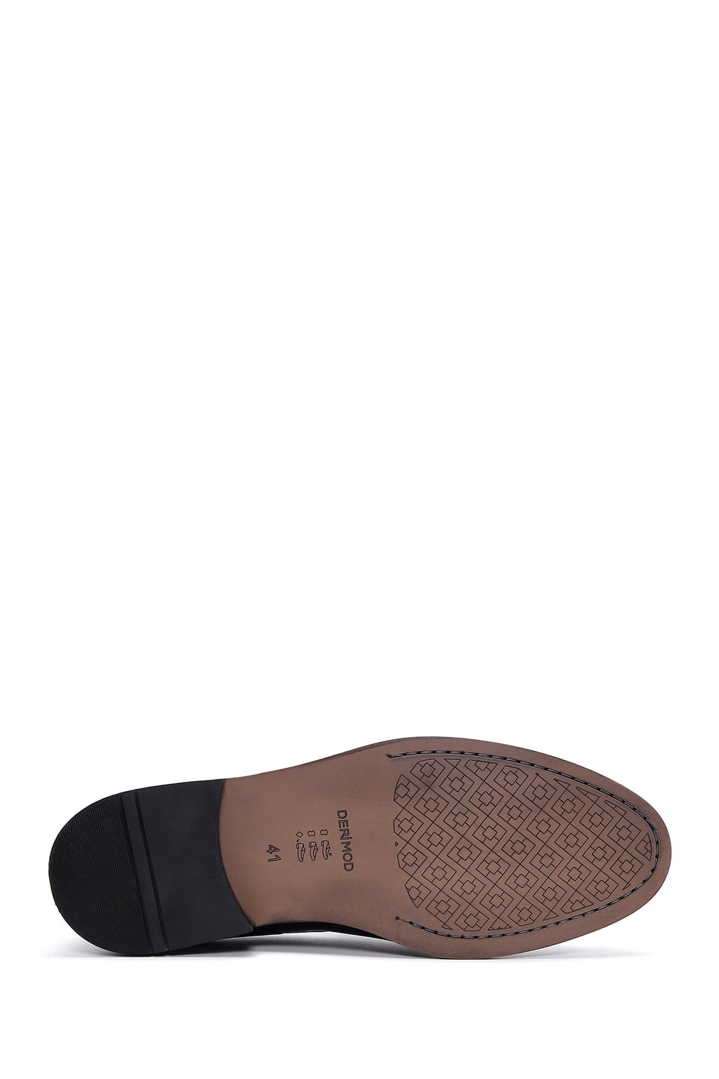 Erkek Siyah Deri Püsküllü Klasik Loafer