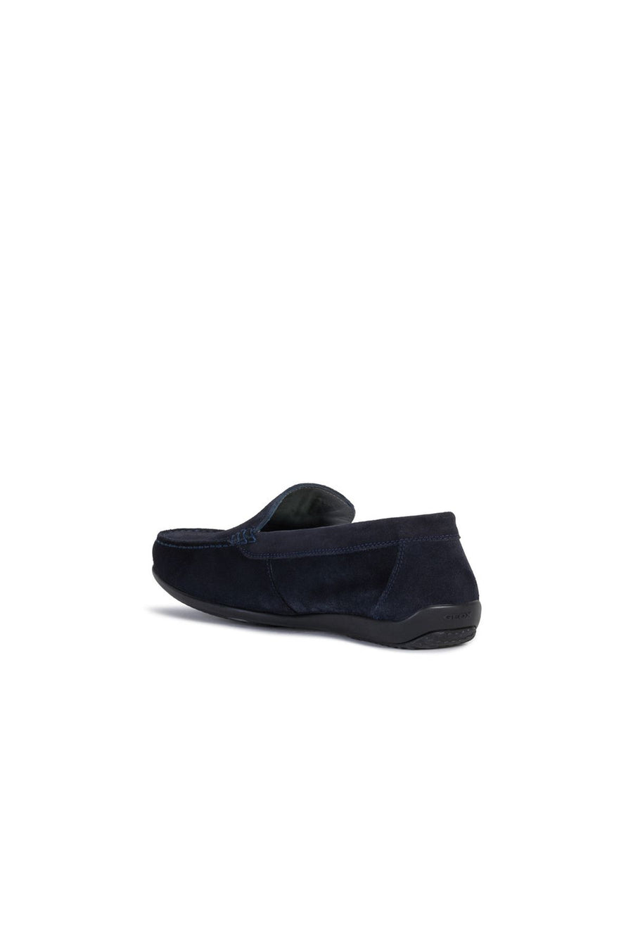 Geox Men's Navy Blue Ascanio Suede Leather Casual Loafer