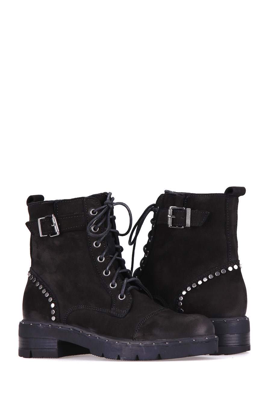 Buckle Women's Suede Boots