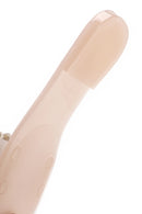 Women's Beige Stone Jelly Slippers | Derimod