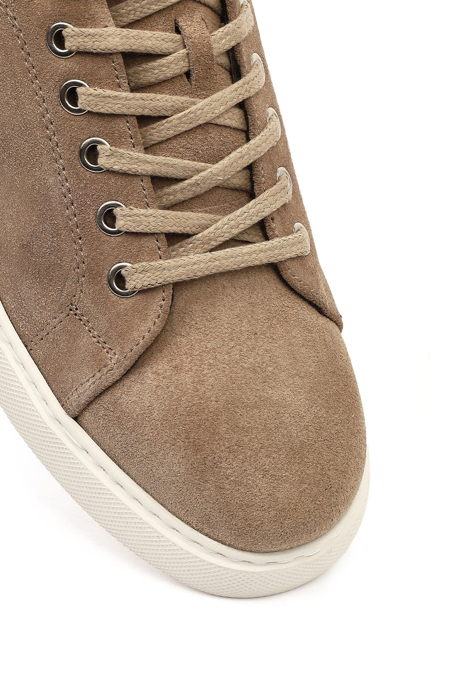 Male Mink Lace-Up Suede Casual Sneaker