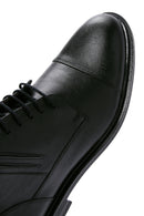 Men's Black Leather Zippered Casual Boots | Derimod