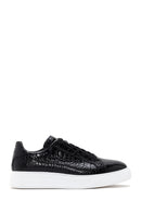 Men's Black Leather Sneaker | Derimod