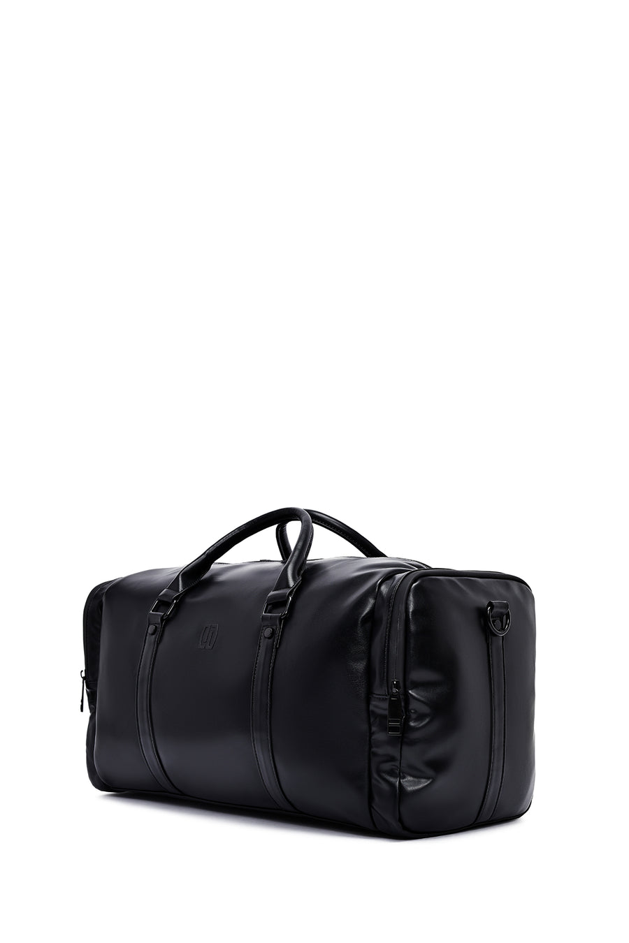 Men's Black Long Strap Travel Bag