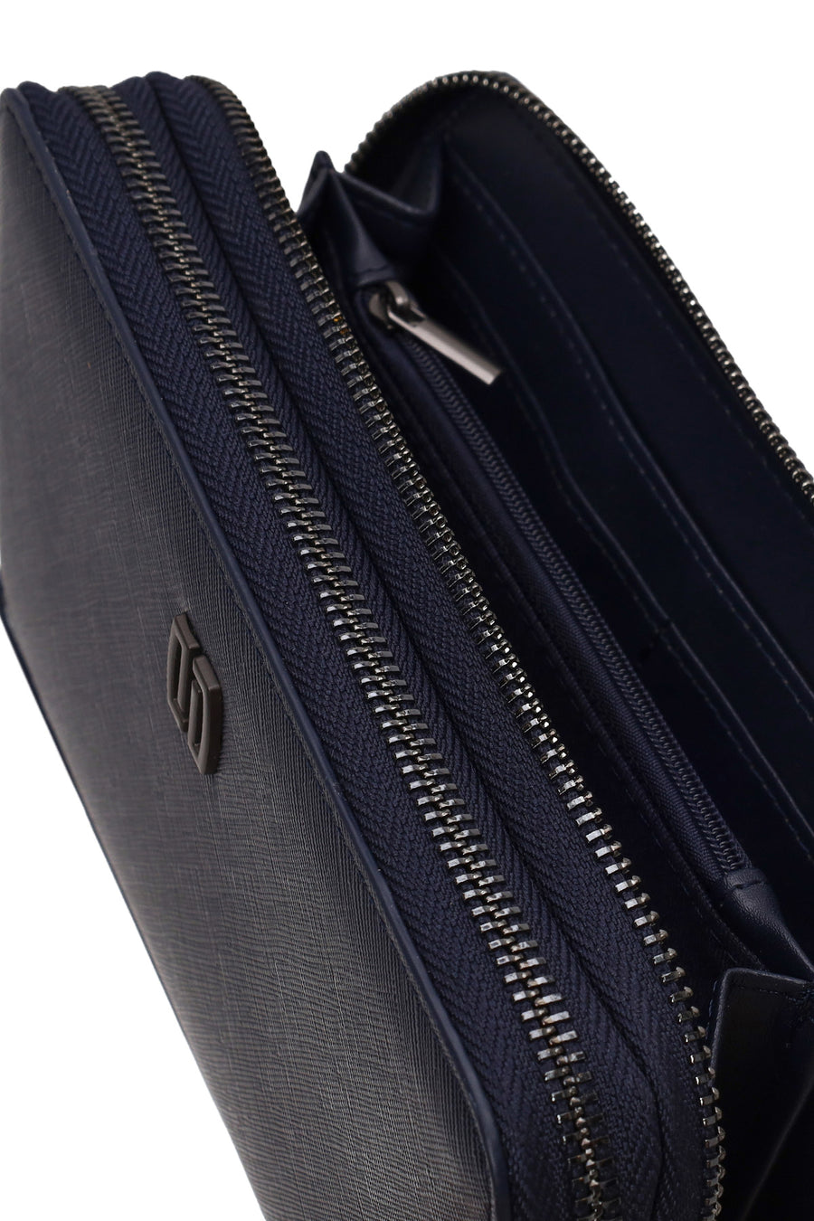 Male Navy Leather Wallet