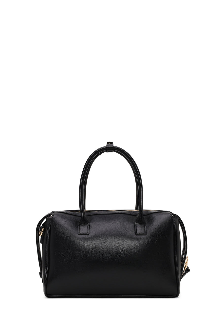 Woman Black Long-Strap Shoulder Bag