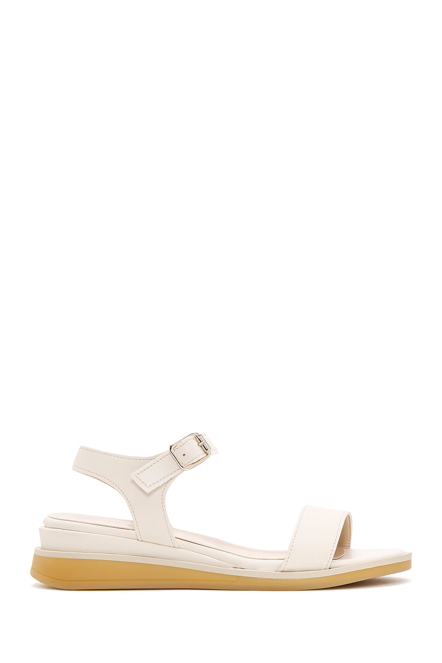 Women's Ecru Comfort Sandals 23SFE400718 | Derimod
