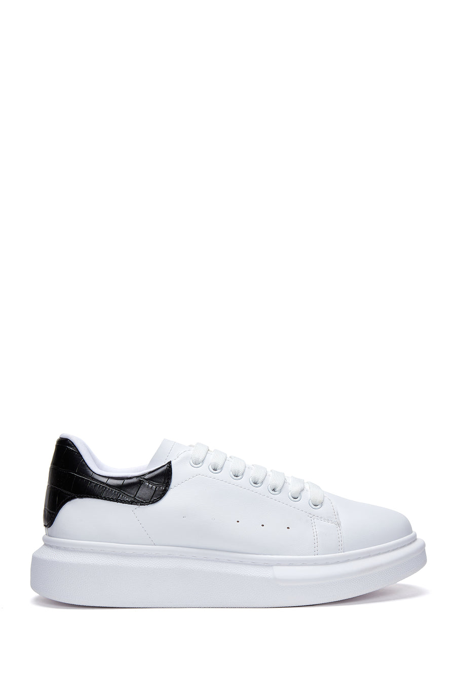Erkek Beyaz Kalın Tabanlı Sneaker 23WFD662018 | Derimod
