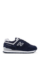 Hammer Jack Men's Navy Blue Suede Leather Chile M Sneaker | Derimod