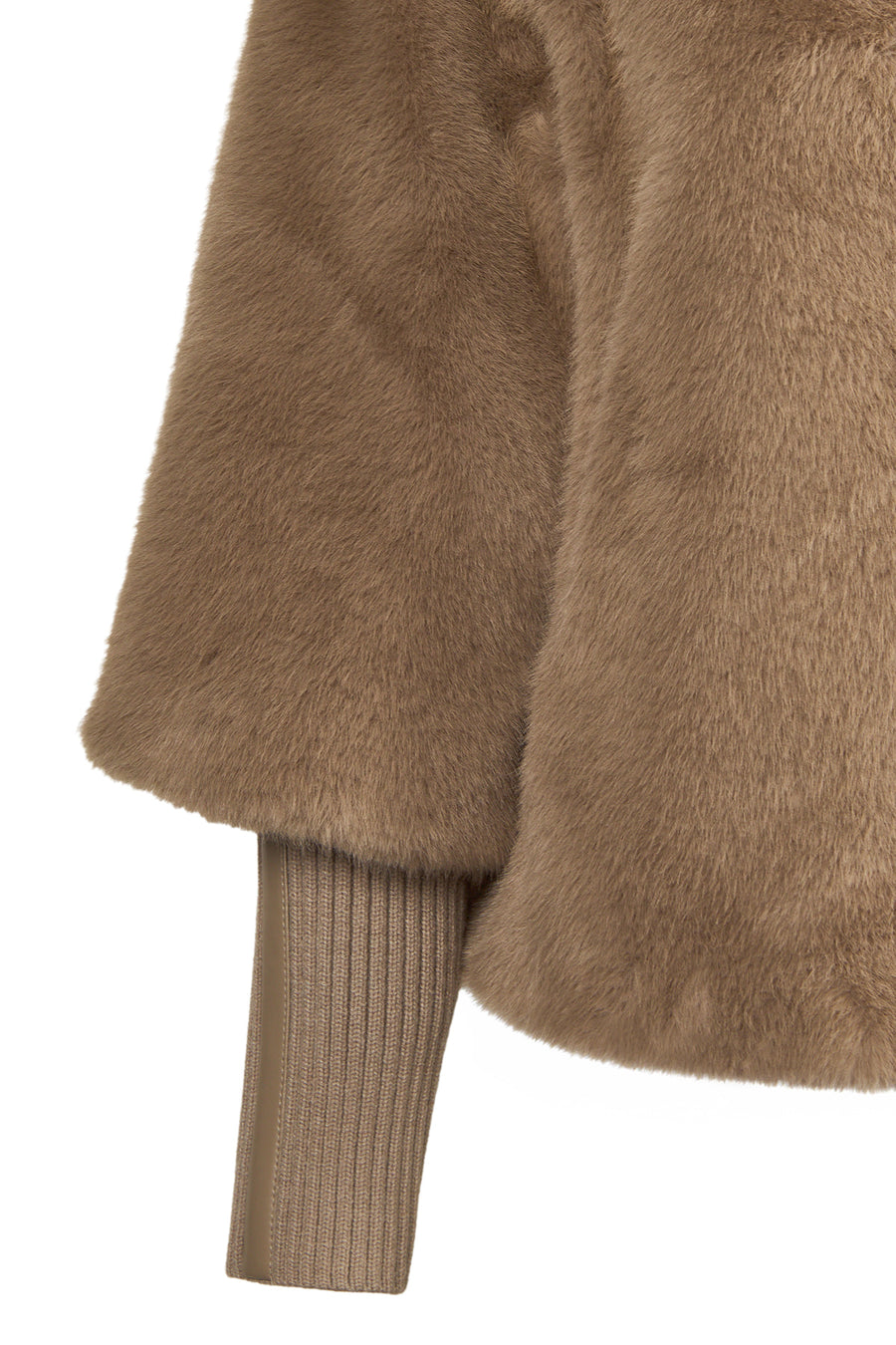 Ampezzo Woman Beige Short Teddy Coats