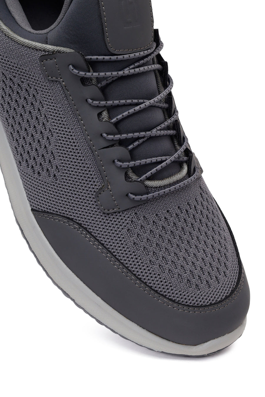 Derimod Zero Male Gray Lace-up Fabric Sneaker