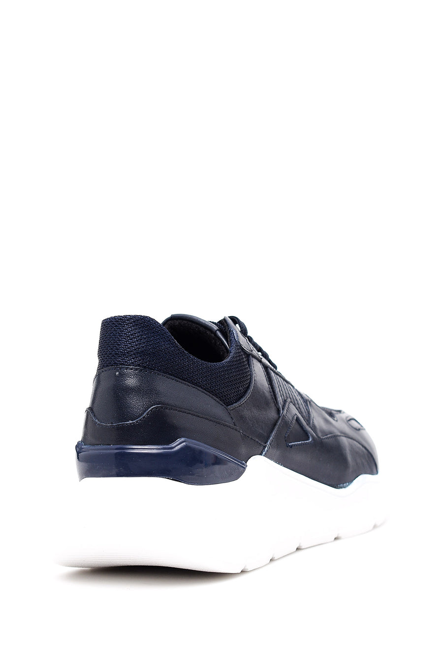 Men's High-Sole Leather Sneaker