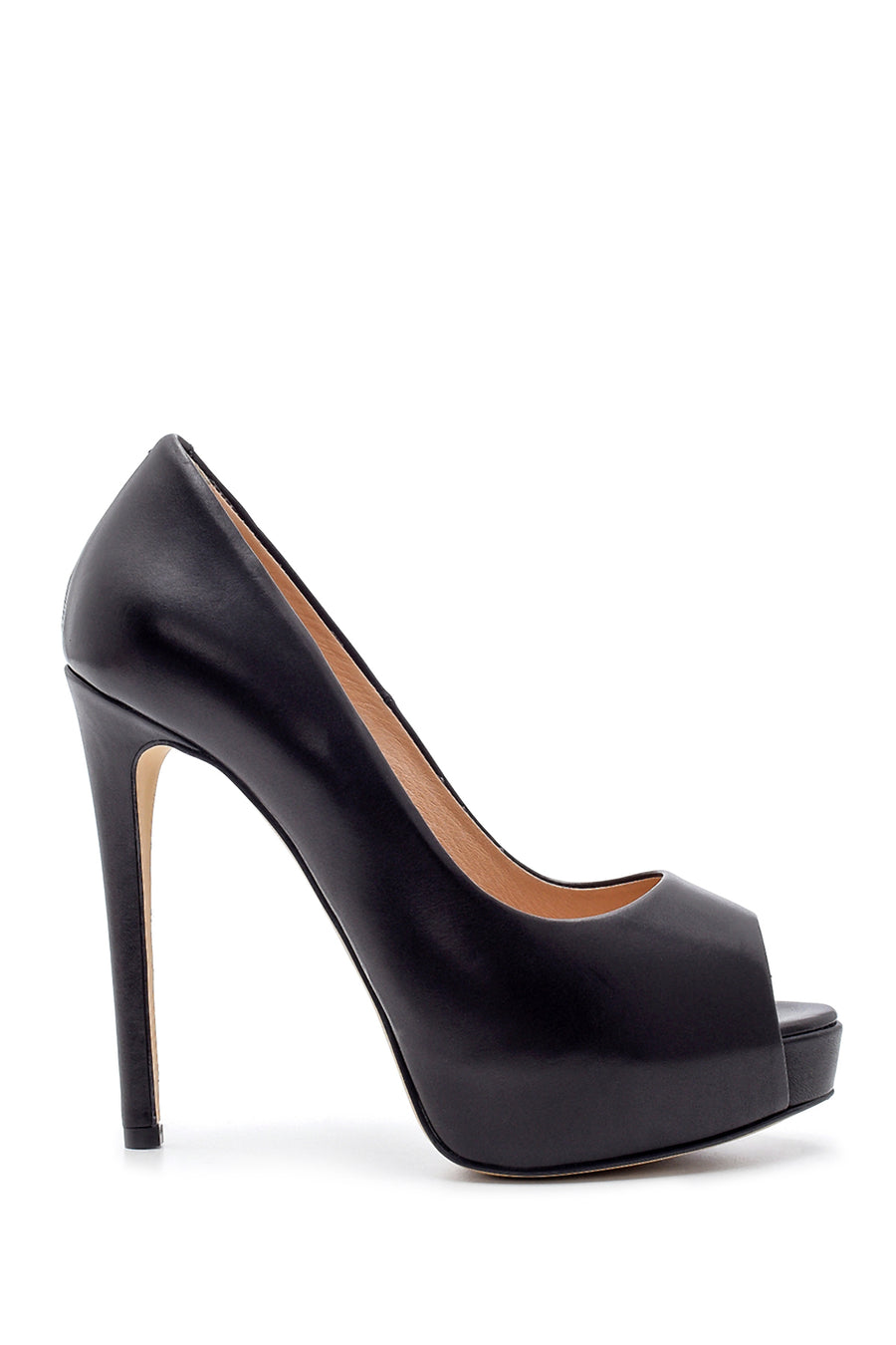 Women's Leather Heeled Shoes 20WFD160318 | Derimod