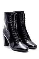 Women's Patent Leather Heeled Boots | Derimod