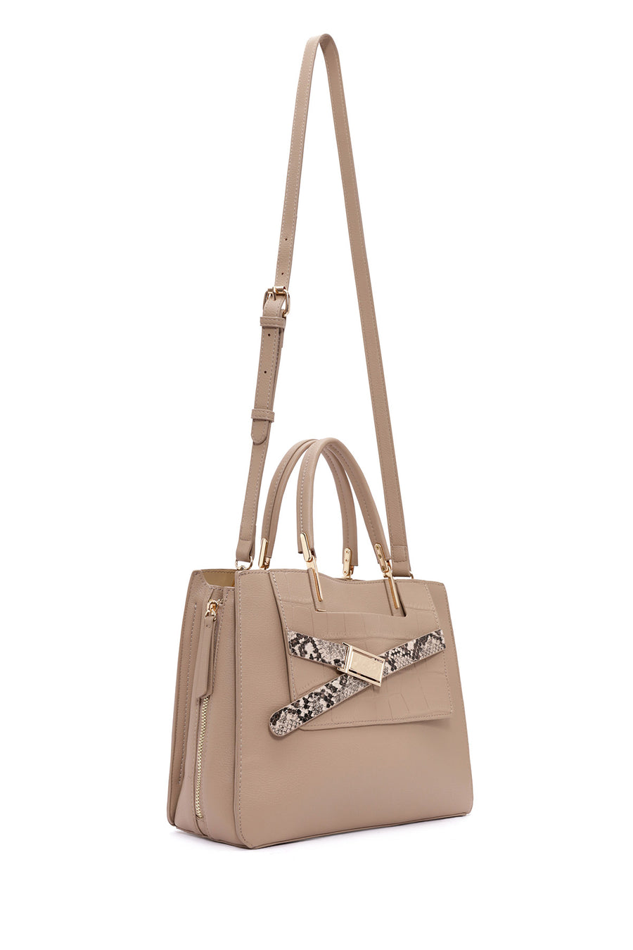 Women's Mink Long Strap Classic Handbag
