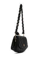 Women's Black Long Strap Quilted Shoulder Bag | Derimod