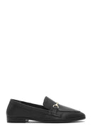 Kadın Siyah Deri Maskülen Loafer | Derimod
