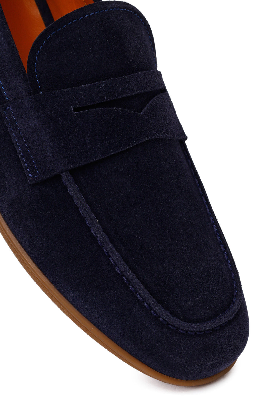 Male Navy Suede Loafer