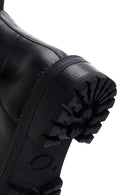 Women's Black Chain Zippered Casual Boots | Derimod