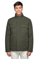 Geox Men's Green Rieti Zippered Jacket | Derimod