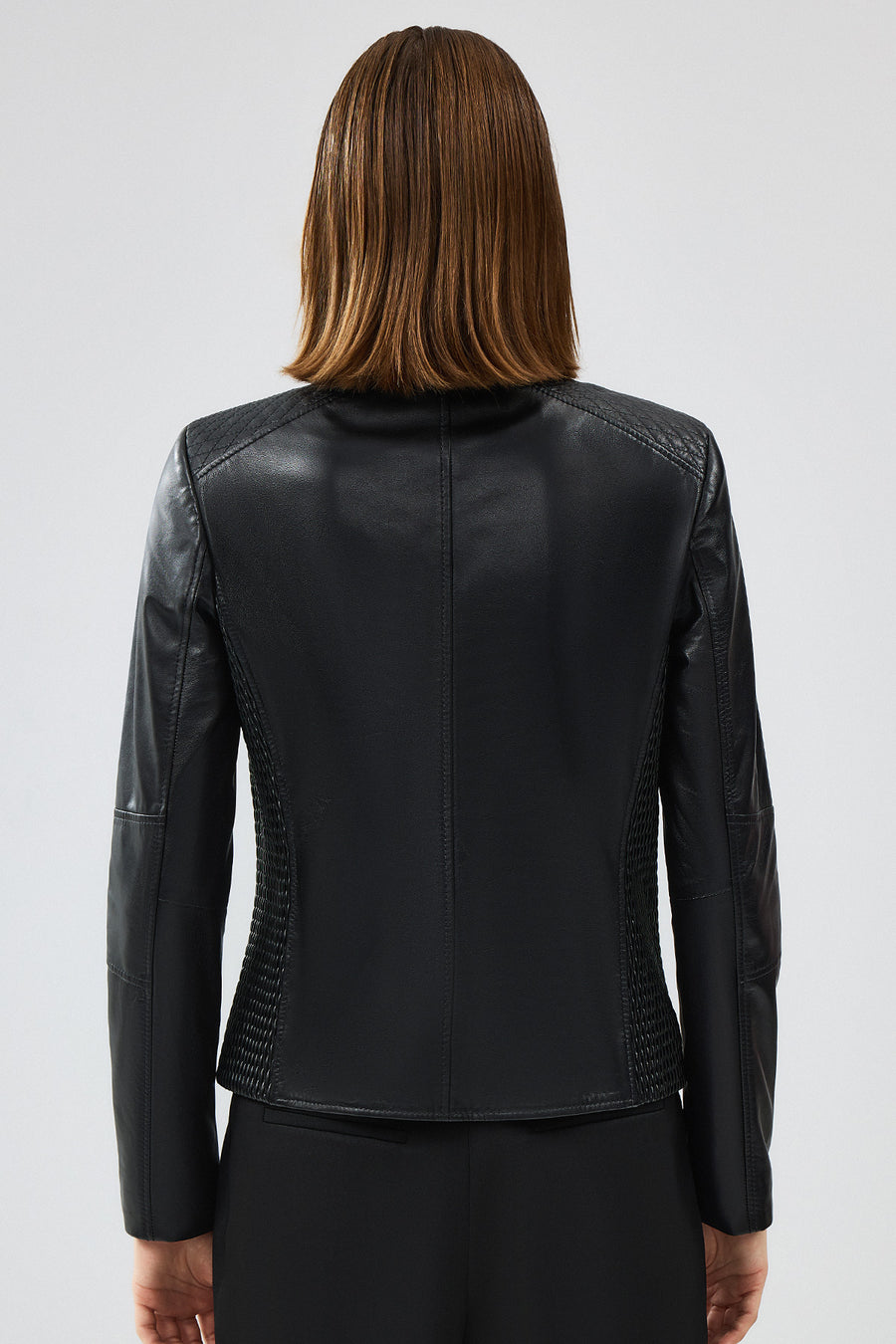Irina Women's Black Leather Jacket