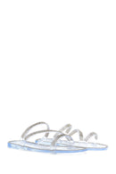 Women's Transparent Jelly Stone Slippers | Derimod