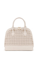 Women's Beige Long Strap Knitted Shoulder Bag | Derimod