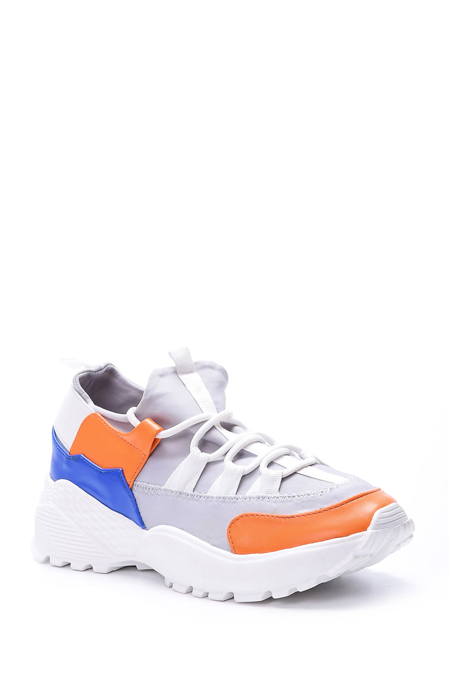 Kadın Rugan Detaylı Sneaker