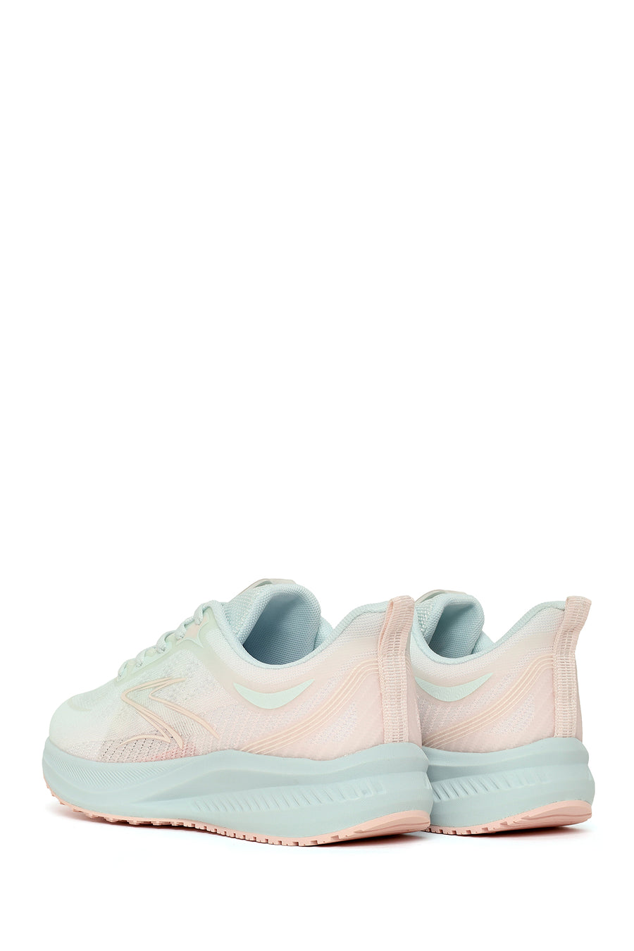 Derimod Zero Woman Green Lace-Up Thick-Soled Fabric Sneakers