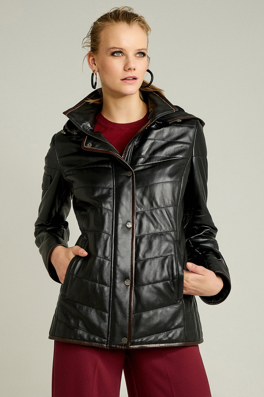 Sharon Women's Leather Jacket