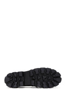 Women's Leather Patent Leather Masculine Loafer | Derimod