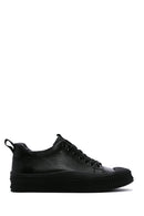 Men's Black Leather Sneaker | Derimod