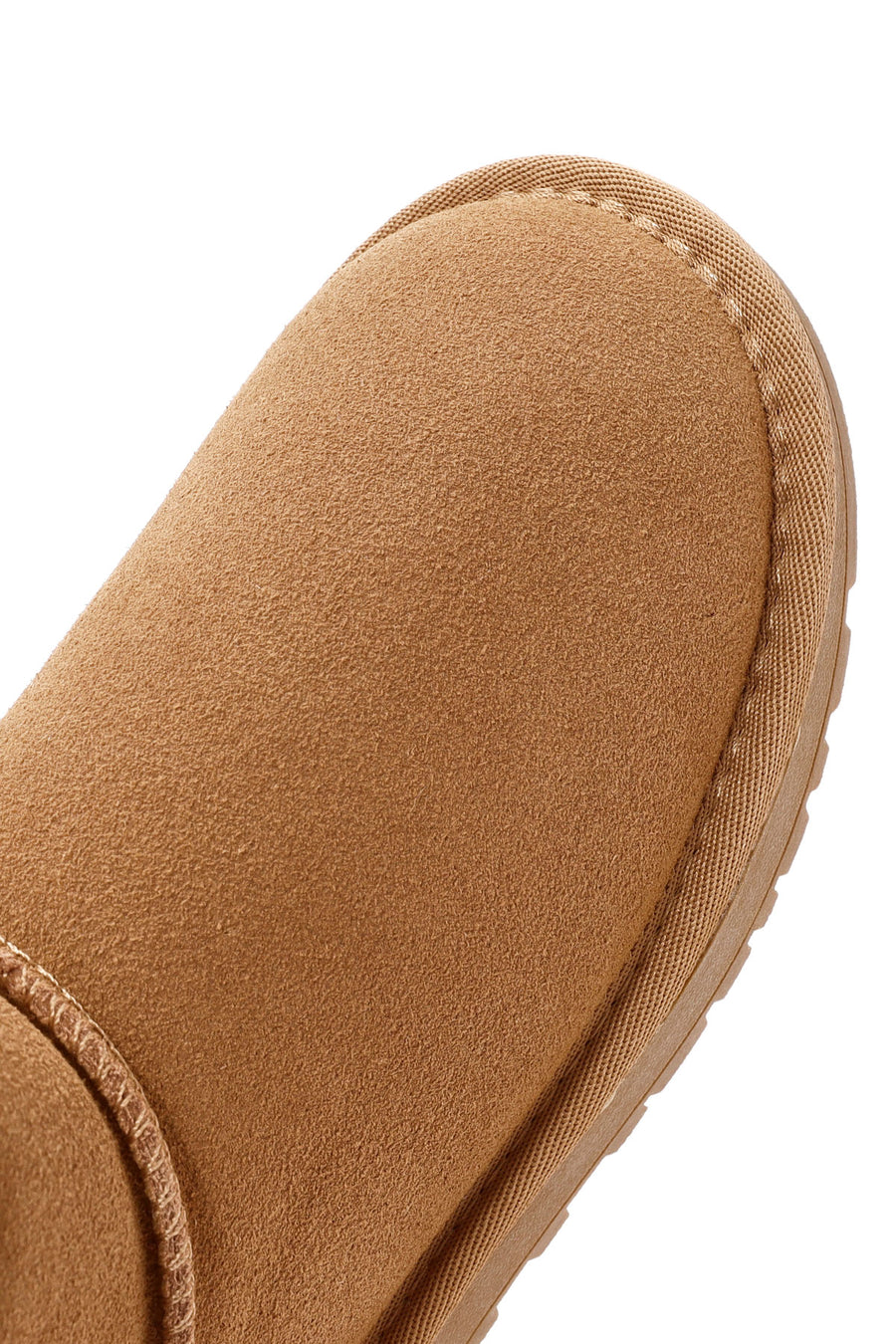Women's Tan Short Suede Boots