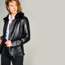 Suzy Women's Leather Jacket | Derimod